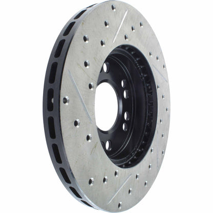 StopTech  Sport Drilled/Slotted Brake Rotor; Front Left