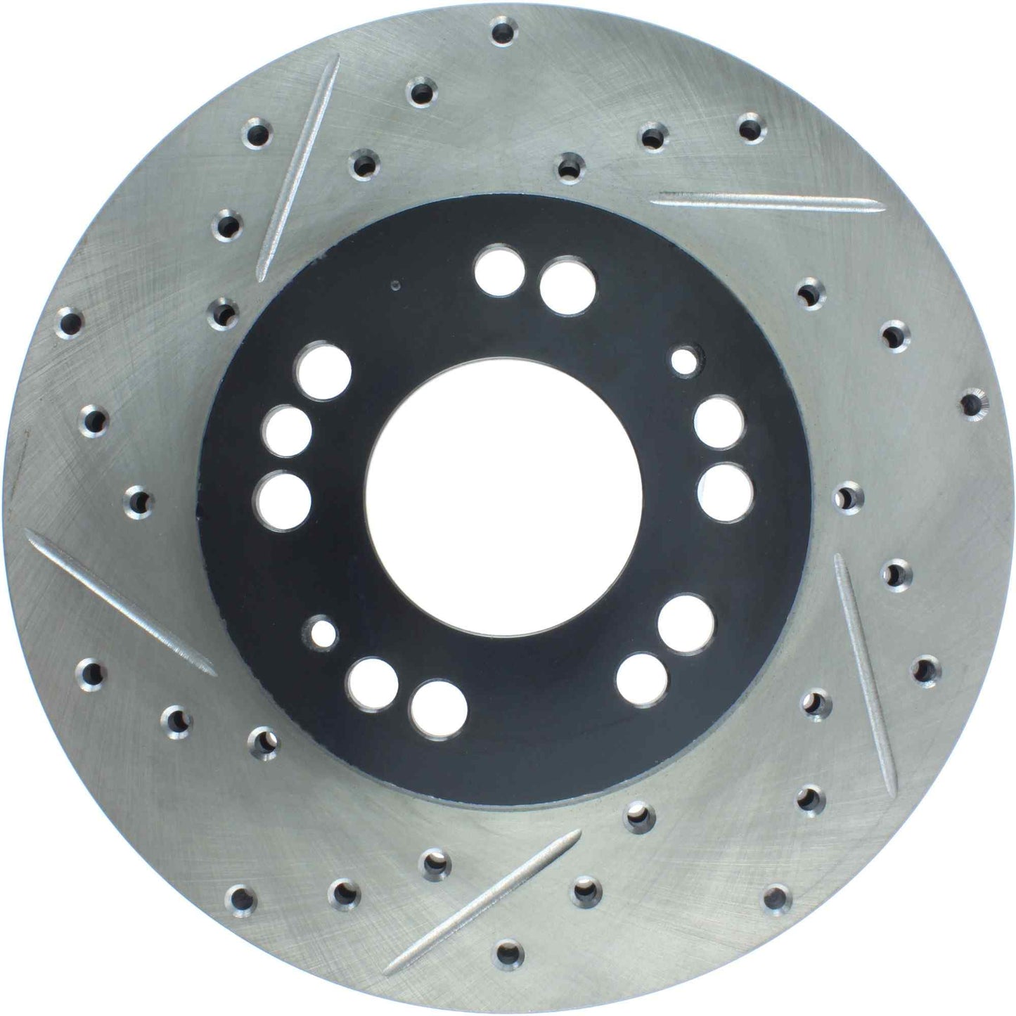 StopTech Sport Drilled/Slotted Brake Rotor; Front Right