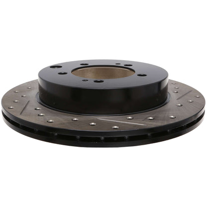 StopTech 91-93 Dodge Stealth/Mitsubishi 3000GT Slotted & Drilled Sport Brake Rotor - Rear Left 127.46034L