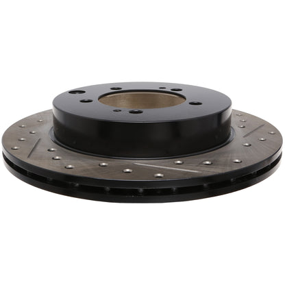 StopTech 91-93 Dodge Stealth/Mitsubishi 3000GT Slotted & Drilled Sport Brake Rotor - Rear Left 127.46034L