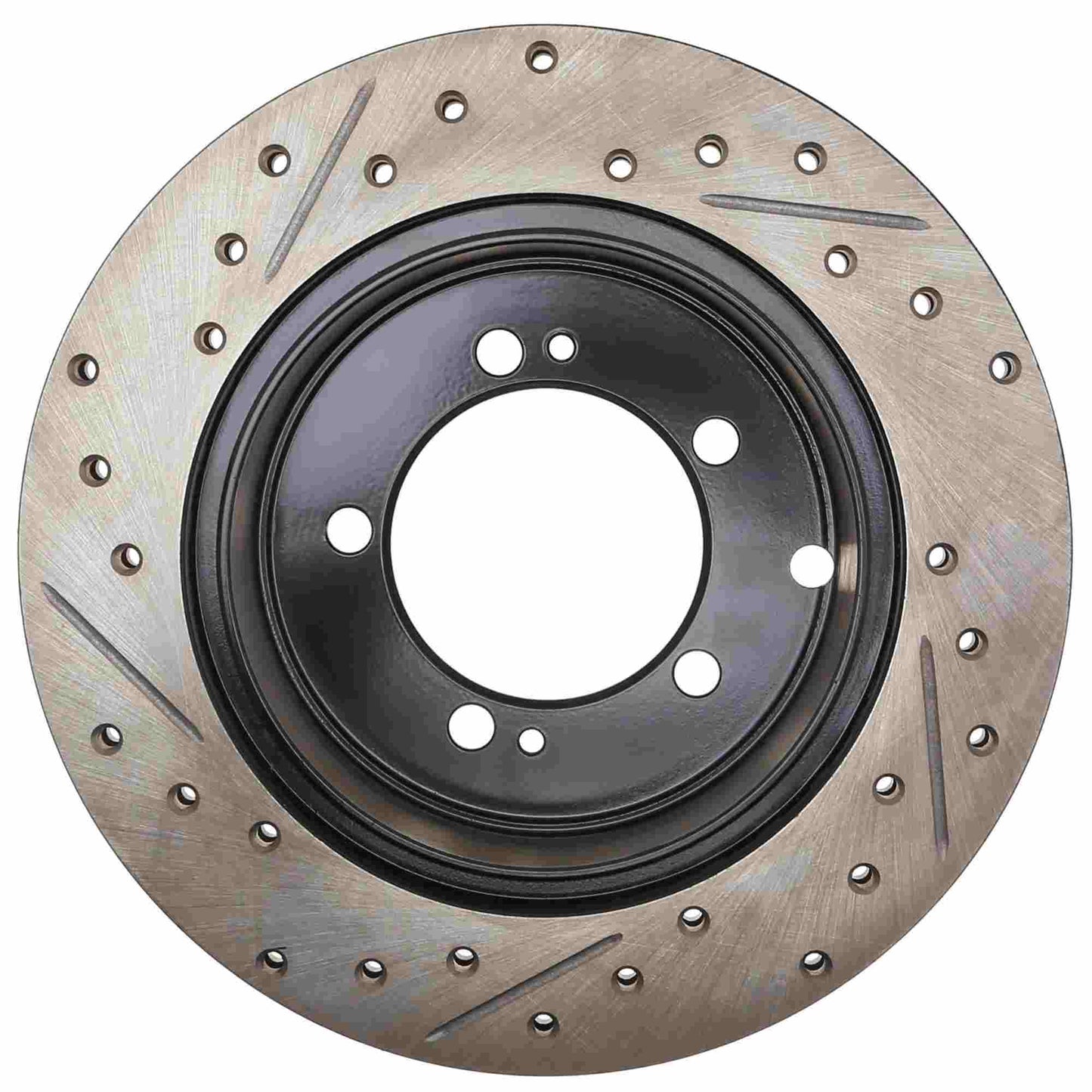 StopTech 91-93 Dodge Stealth/Mitsubishi 3000GT Slotted & Drilled Sport Brake Rotor - Rear Left 127.46034L