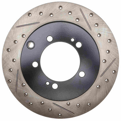 StopTech 91-93 Dodge Stealth/Mitsubishi 3000GT Slotted & Drilled Sport Brake Rotor - Rear Left 127.46034L