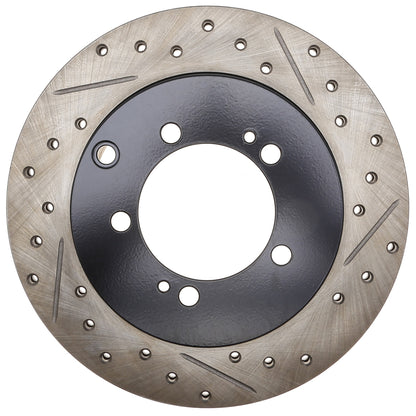 StopTech 91-93 Dodge Stealth/Mitsubishi 3000GT Slotted & Drilled Sport Brake Rotor - Rear Left 127.46034L