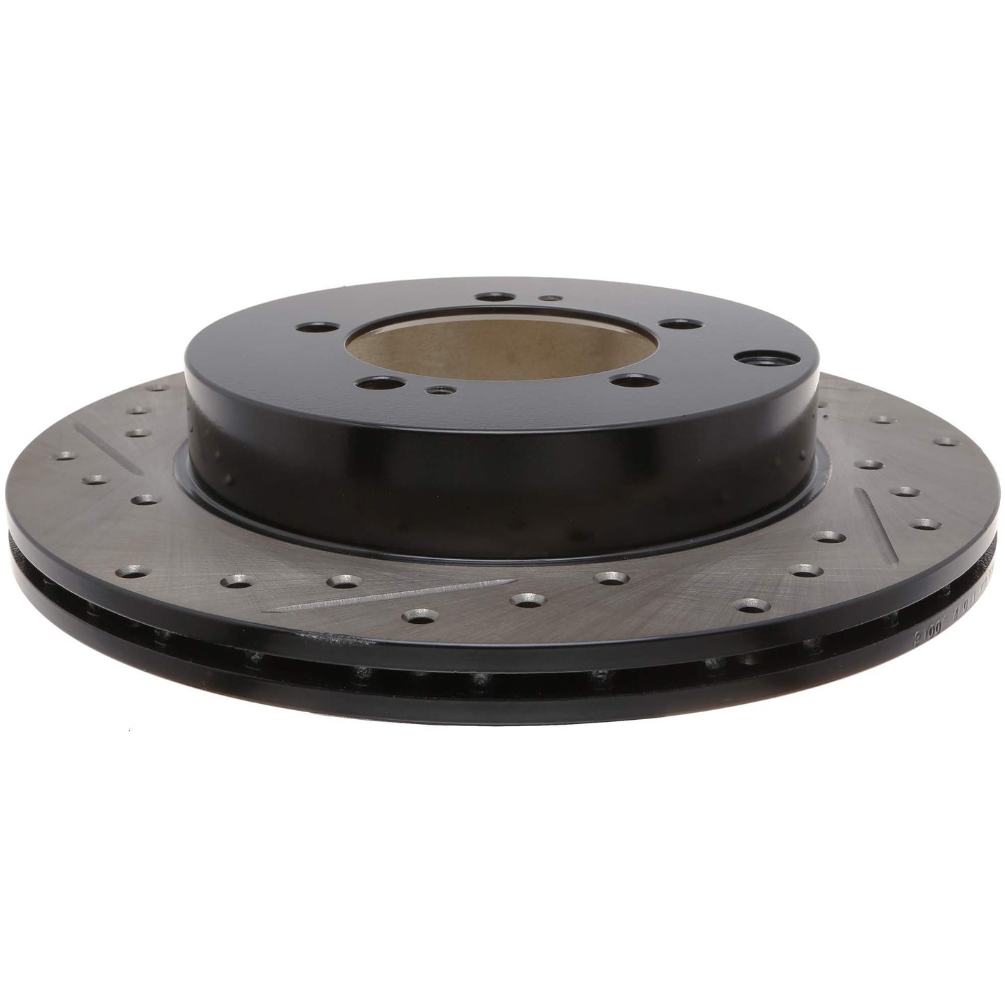 StopTech 91-93 Dodge Stealth/Mitsubishi 3000GT Slotted & Drilled Sport Brake Rotor - Rear Right 127.46034R