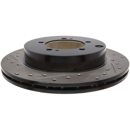 StopTech 91-93 Dodge Stealth/Mitsubishi 3000GT Slotted & Drilled Sport Brake Rotor - Rear Right 127.46034R