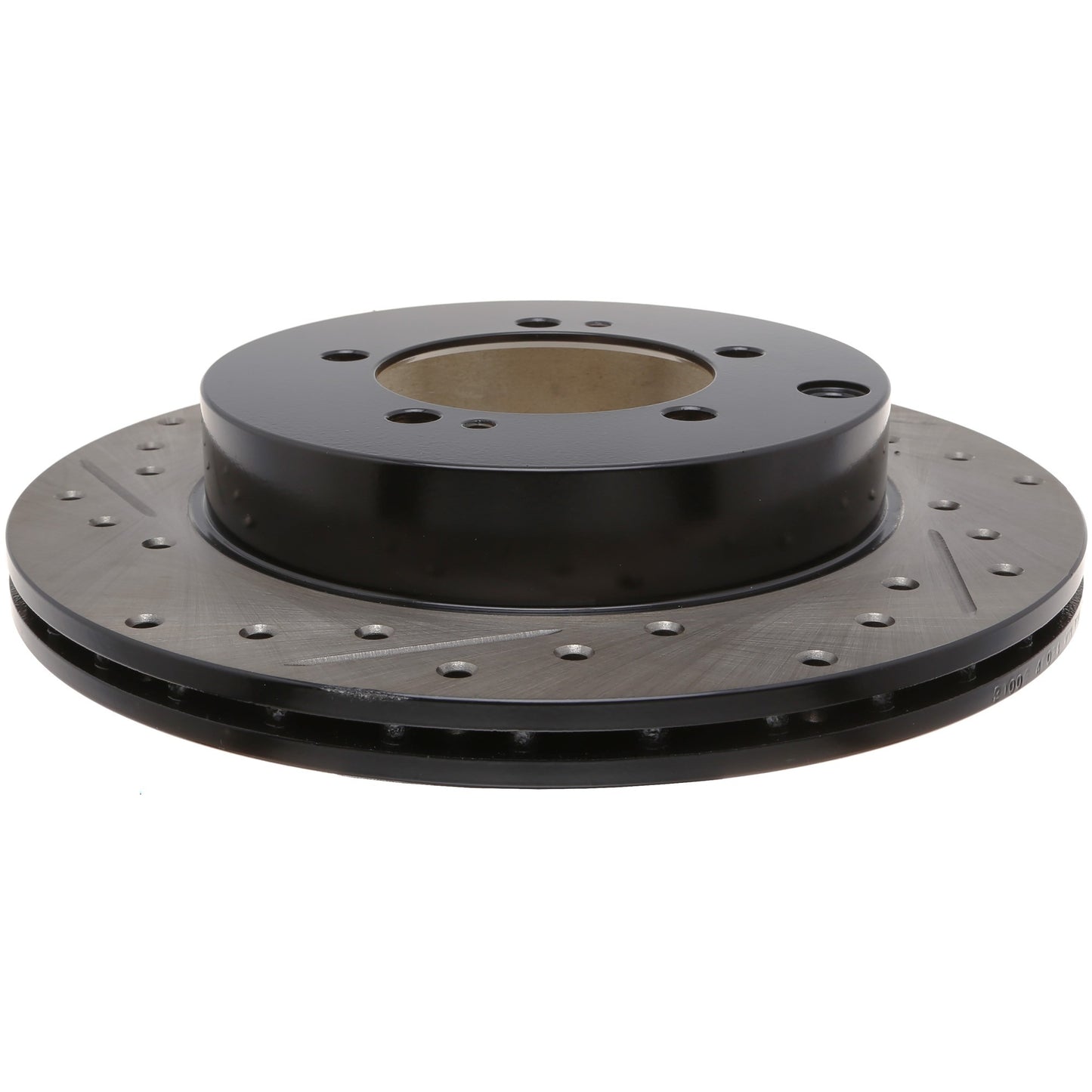 StopTech 91-93 Dodge Stealth/Mitsubishi 3000GT Slotted & Drilled Sport Brake Rotor - Rear Right 127.46034R