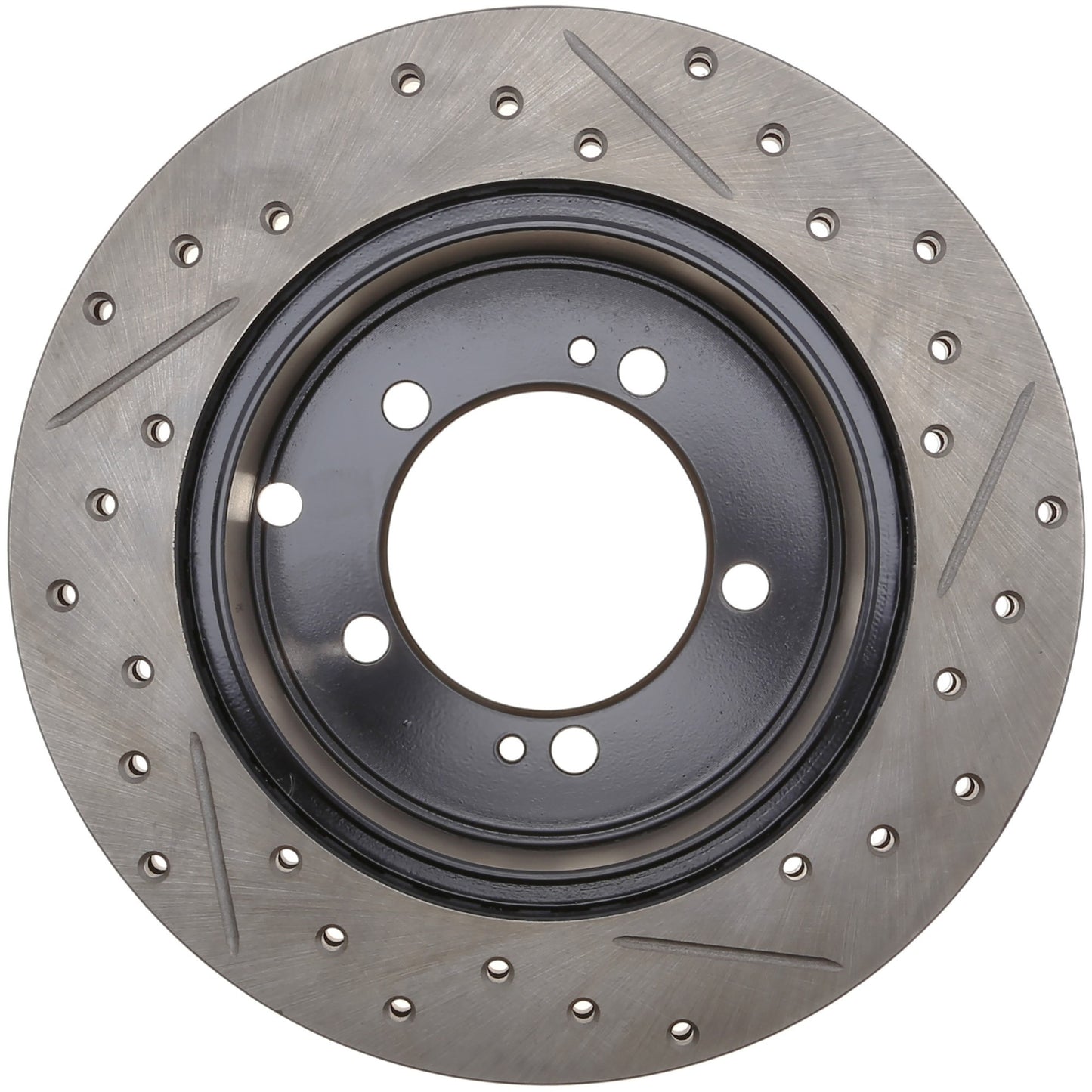 StopTech 91-93 Dodge Stealth/Mitsubishi 3000GT Slotted & Drilled Sport Brake Rotor - Rear Right 127.46034R