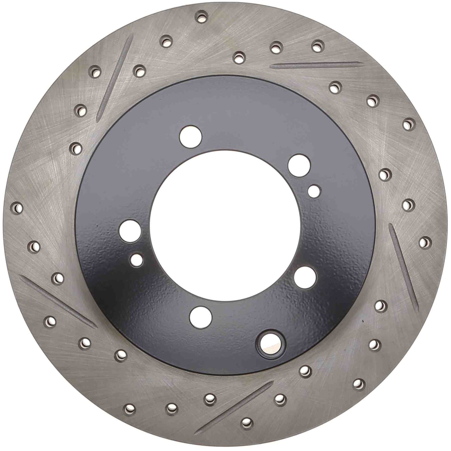 StopTech 91-93 Dodge Stealth/Mitsubishi 3000GT Slotted & Drilled Sport Brake Rotor - Rear Right 127.46034R