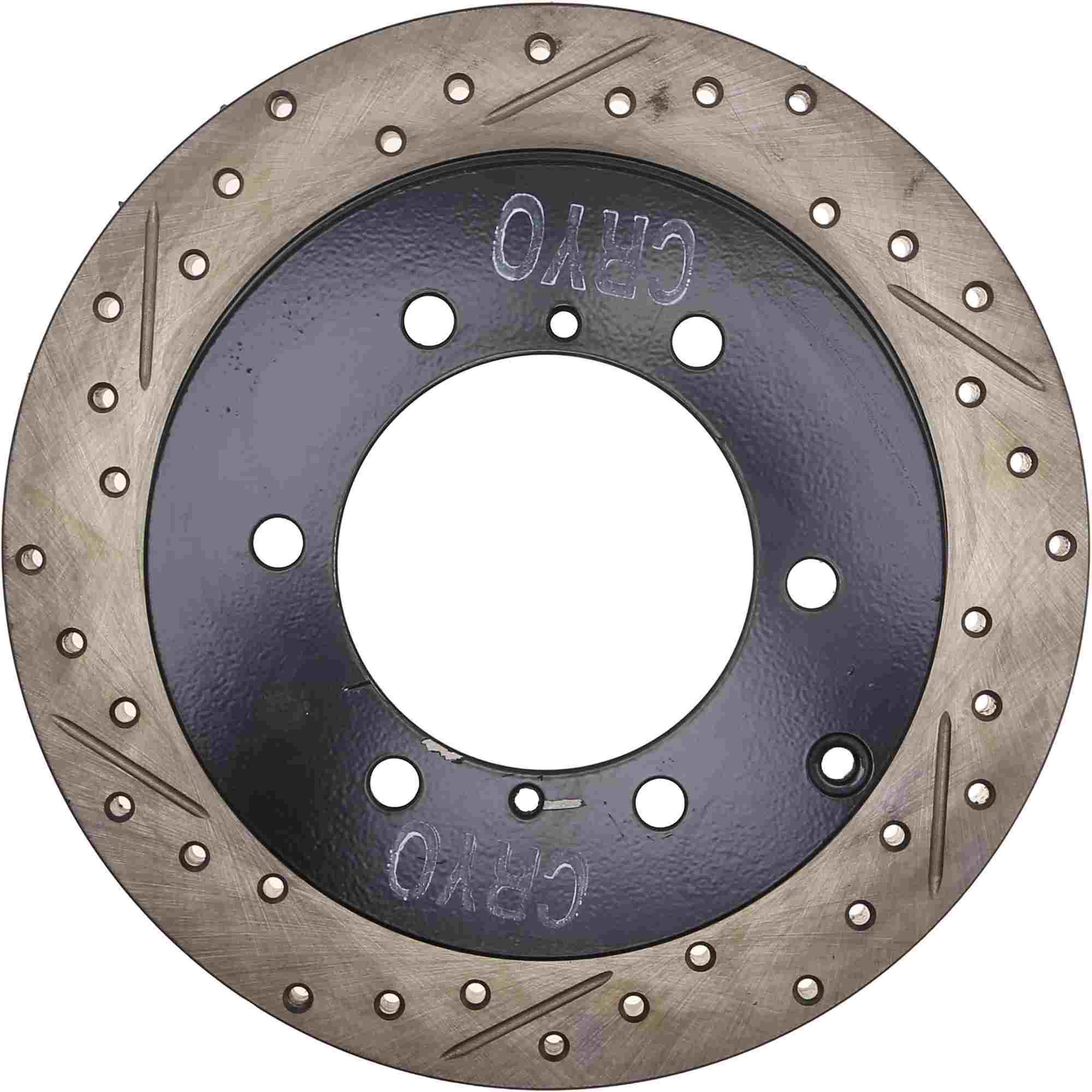 StopTech Sport Cryo Drilled/Slotted Brake Rotor; Rear Right