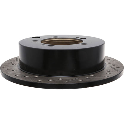 StopTech Sport Drilled/Slotted Brake Rotor; Rear Right