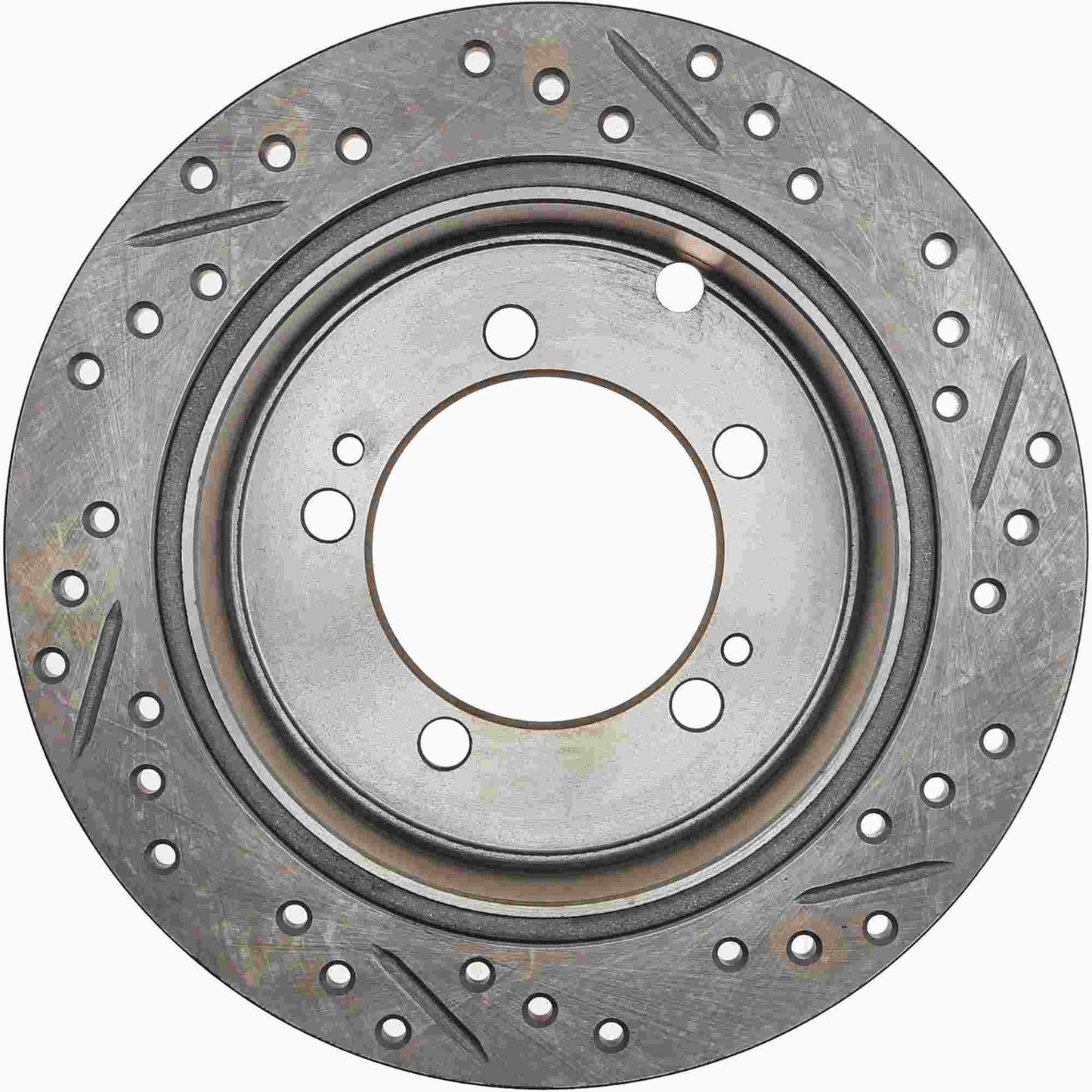 StopTech Sport Drilled/Slotted Brake Rotor; Rear Right