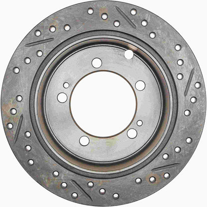 StopTech Sport Drilled/Slotted Brake Rotor; Rear Right