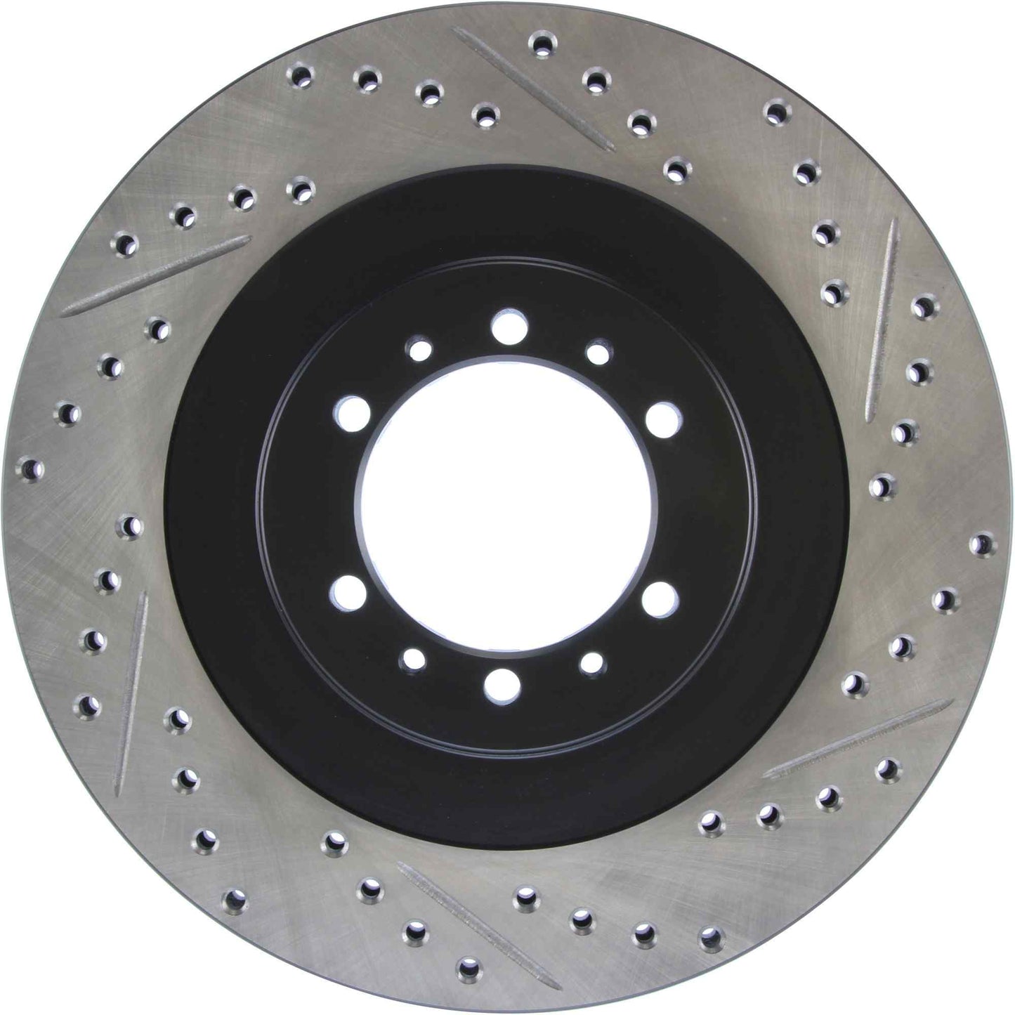 StopTech Sport Drilled/Slotted Brake Rotor; Front Left