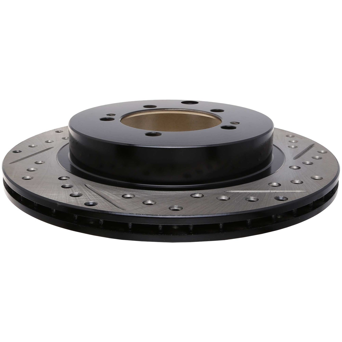StopTech 94-96 Dodge Stealth / 6/93-99 Mitsubishi 3000GT VR4 Slotted & Drilled Left Rear Rotor 127.46053L
