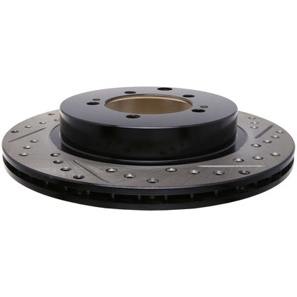 StopTech 94-96 Dodge Stealth / 6/93-99 Mitsubishi 3000GT VR4 Slotted & Drilled Left Rear Rotor 127.46053L