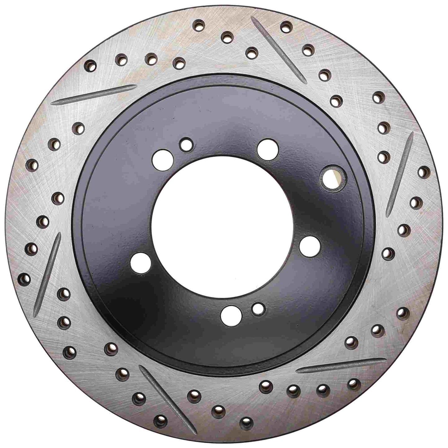 StopTech 94-96 Dodge Stealth / 6/93-99 Mitsubishi 3000GT VR4 Slotted & Drilled Left Rear Rotor 127.46053L
