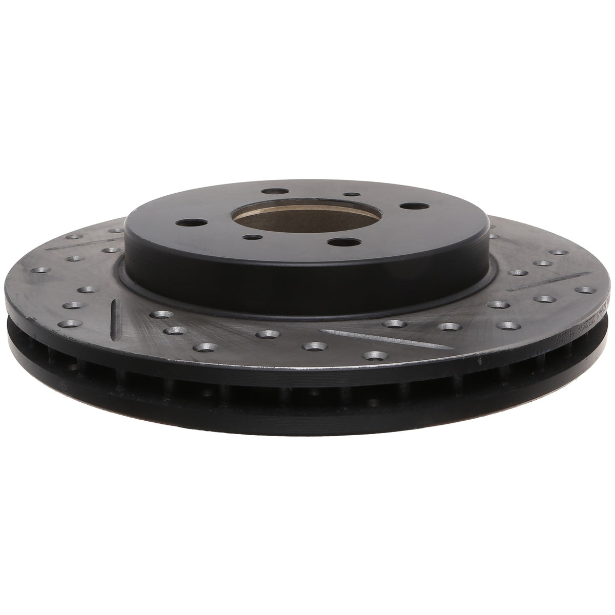 StopTech Sport Drilled/Slotted Brake Rotor; Front Left