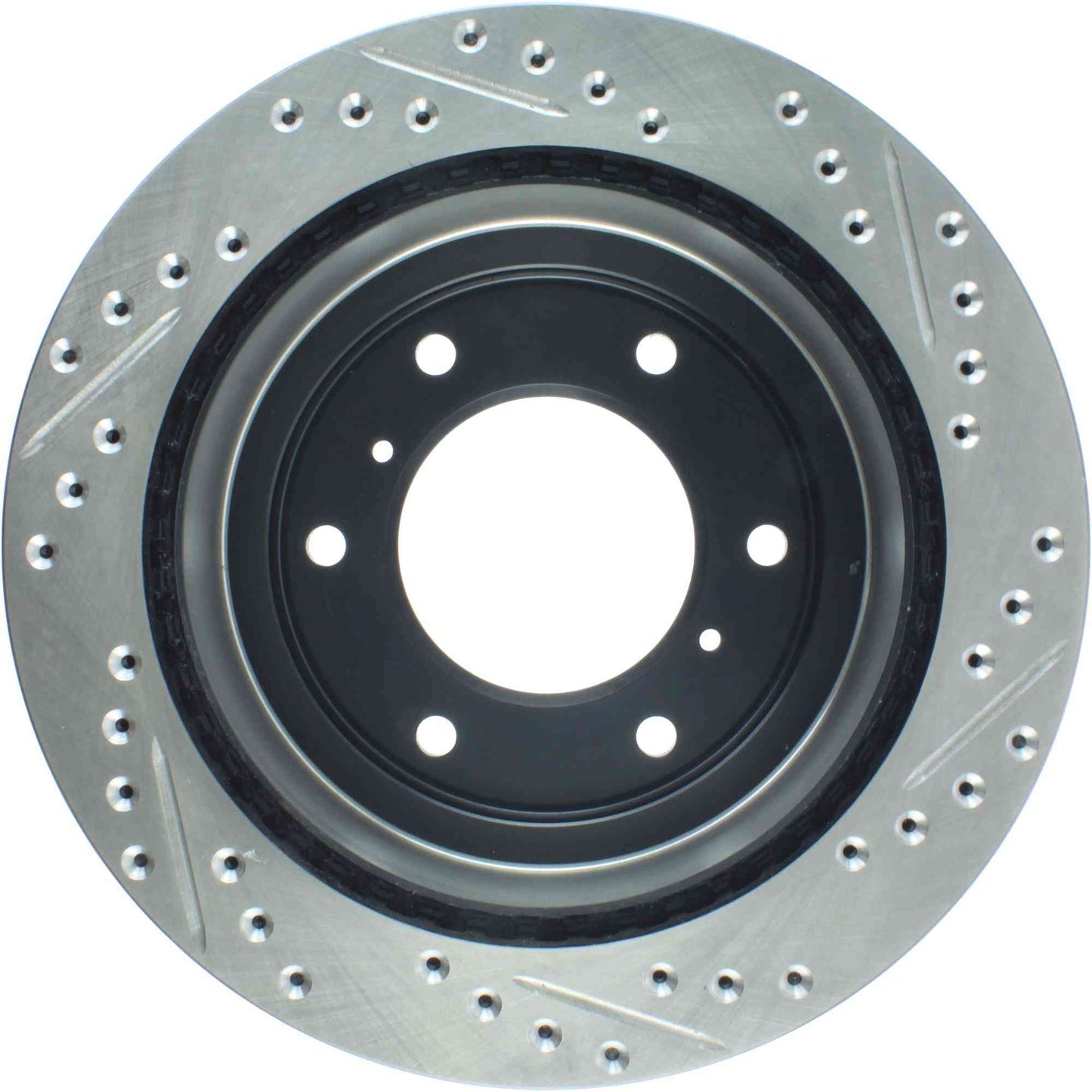 StopTech Sport Drilled/Slotted Brake Rotor; Rear Right