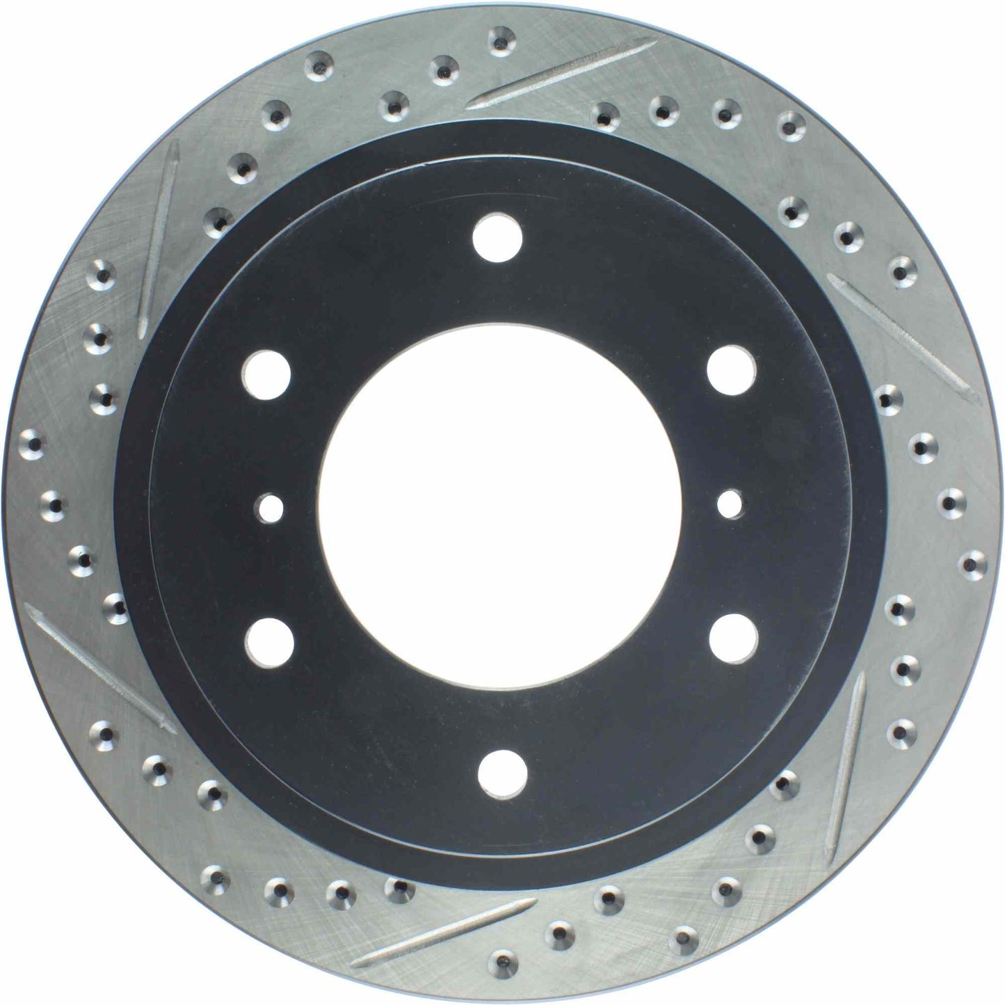 StopTech Sport Drilled/Slotted Brake Rotor; Rear Right