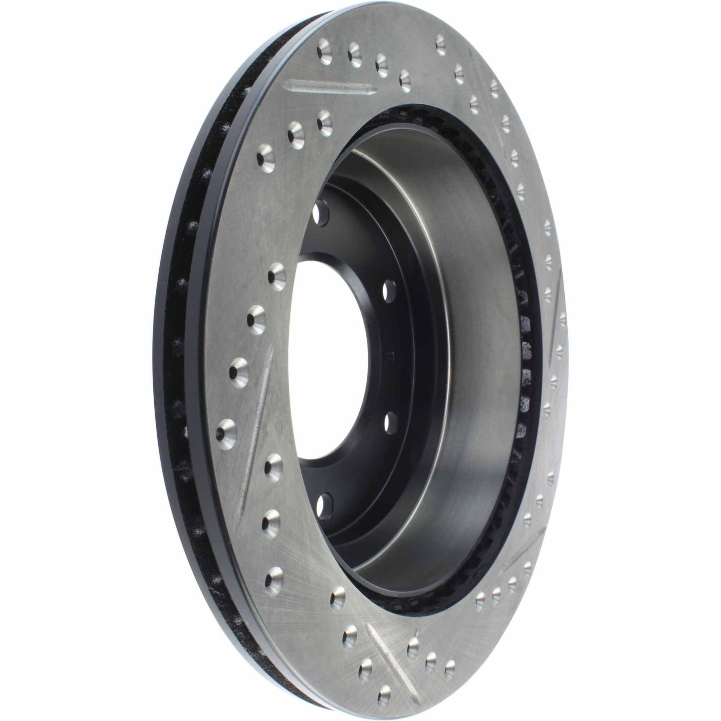 StopTech Sport Drilled/Slotted Brake Rotor; Rear Right