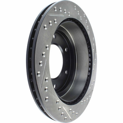 StopTech Sport Drilled/Slotted Brake Rotor; Rear Right