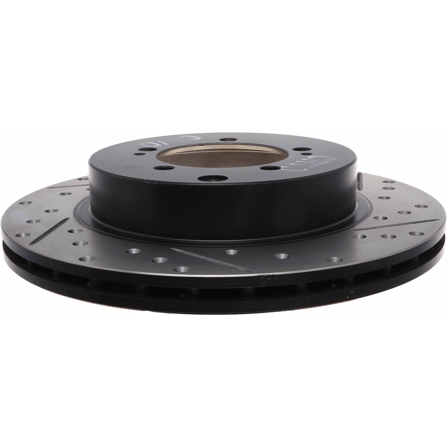StopTech 03-06 Mitsubishi Lancer Evo AWD Rear Left Drilled & Slotted CRYO-STOP Brake Rotor 127.46065CL