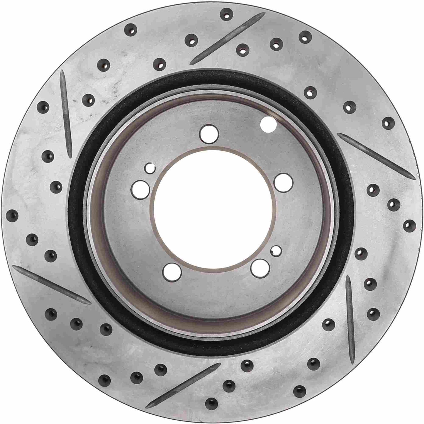 StopTech 03-06 Mitsubishi Lancer Evo AWD Rear Left Drilled & Slotted CRYO-STOP Brake Rotor 127.46065CL