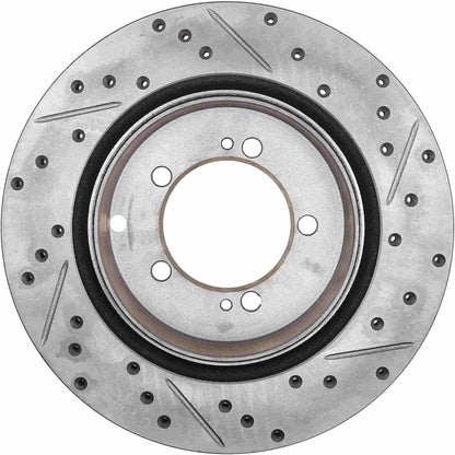 StopTech Sport Cryo Drilled/Slotted Brake Rotor; Rear Right