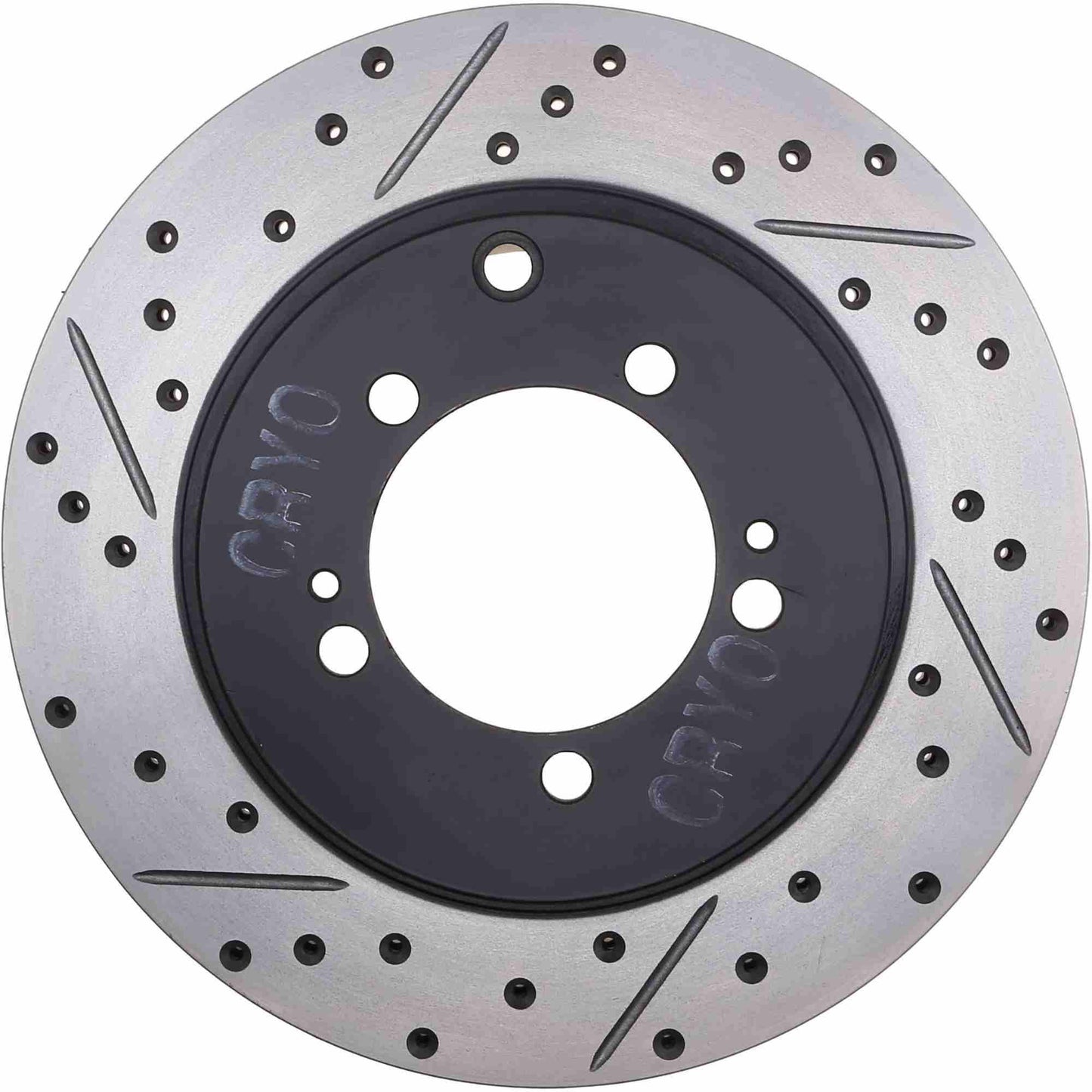 StopTech Sport Cryo Drilled/Slotted Brake Rotor; Rear Right