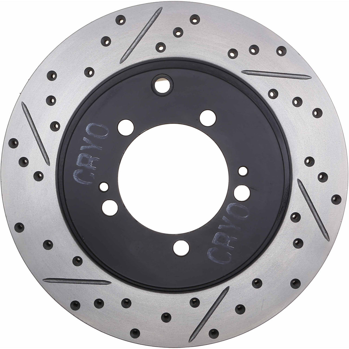 StopTech Sport Cryo Drilled/Slotted Brake Rotor; Rear Right