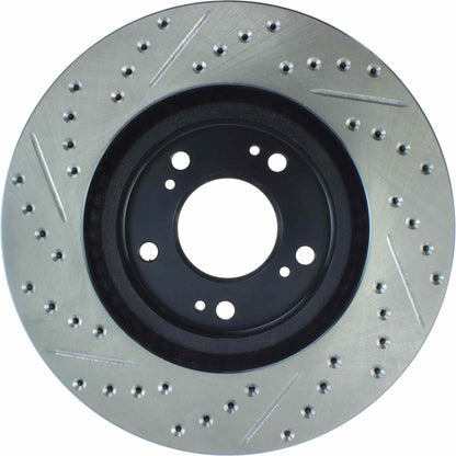 StopTech  Sport Drilled/Slotted Brake Rotor; Front Left