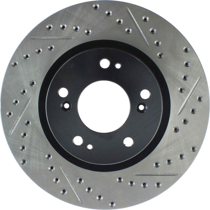 StopTech  Sport Drilled/Slotted Brake Rotor; Front Left