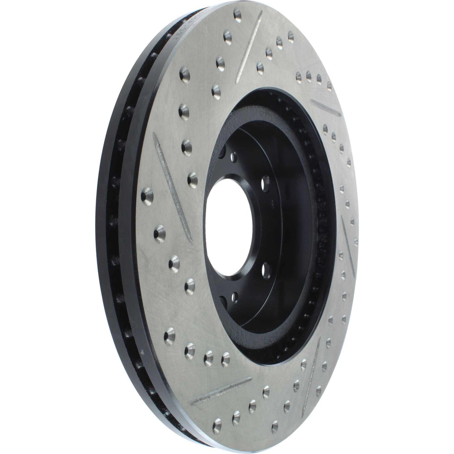 StopTech  Sport Drilled/Slotted Brake Rotor; Front Left