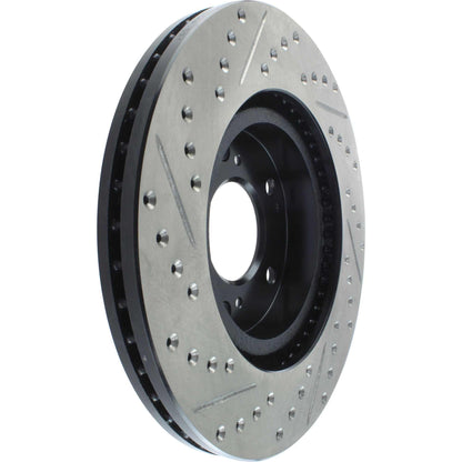 StopTech  Sport Drilled/Slotted Brake Rotor; Front Left