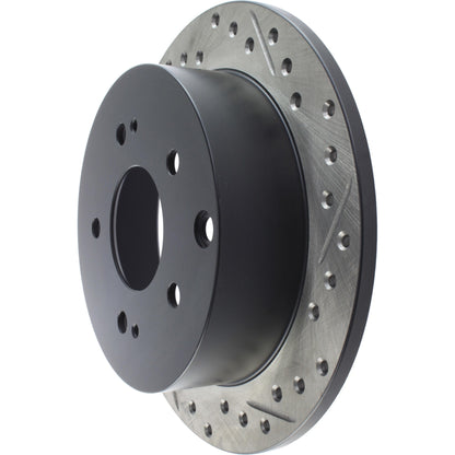 StopTech Sport Drilled/Slotted Brake Rotor; Rear Left