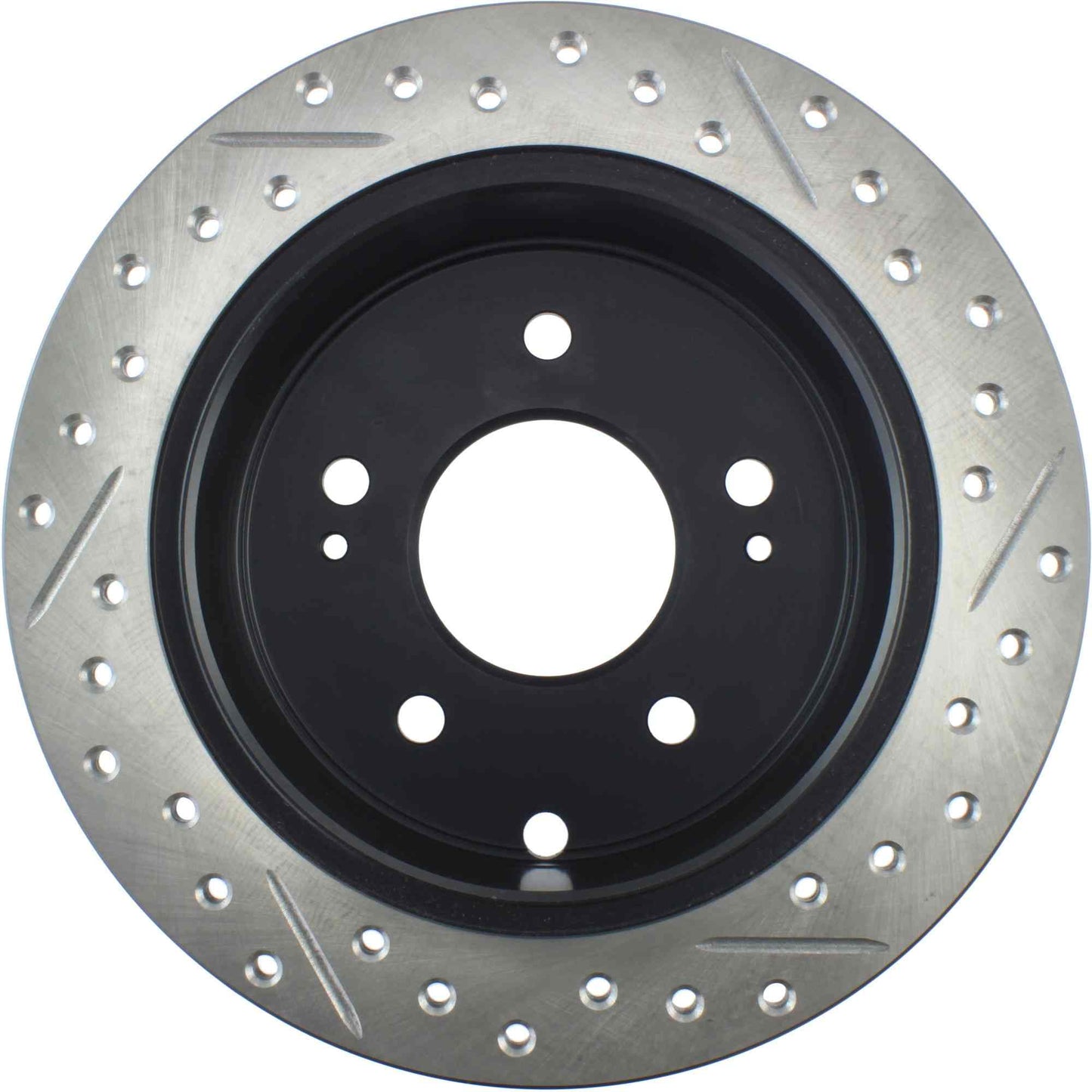 StopTech Sport Drilled/Slotted Brake Rotor; Rear Right