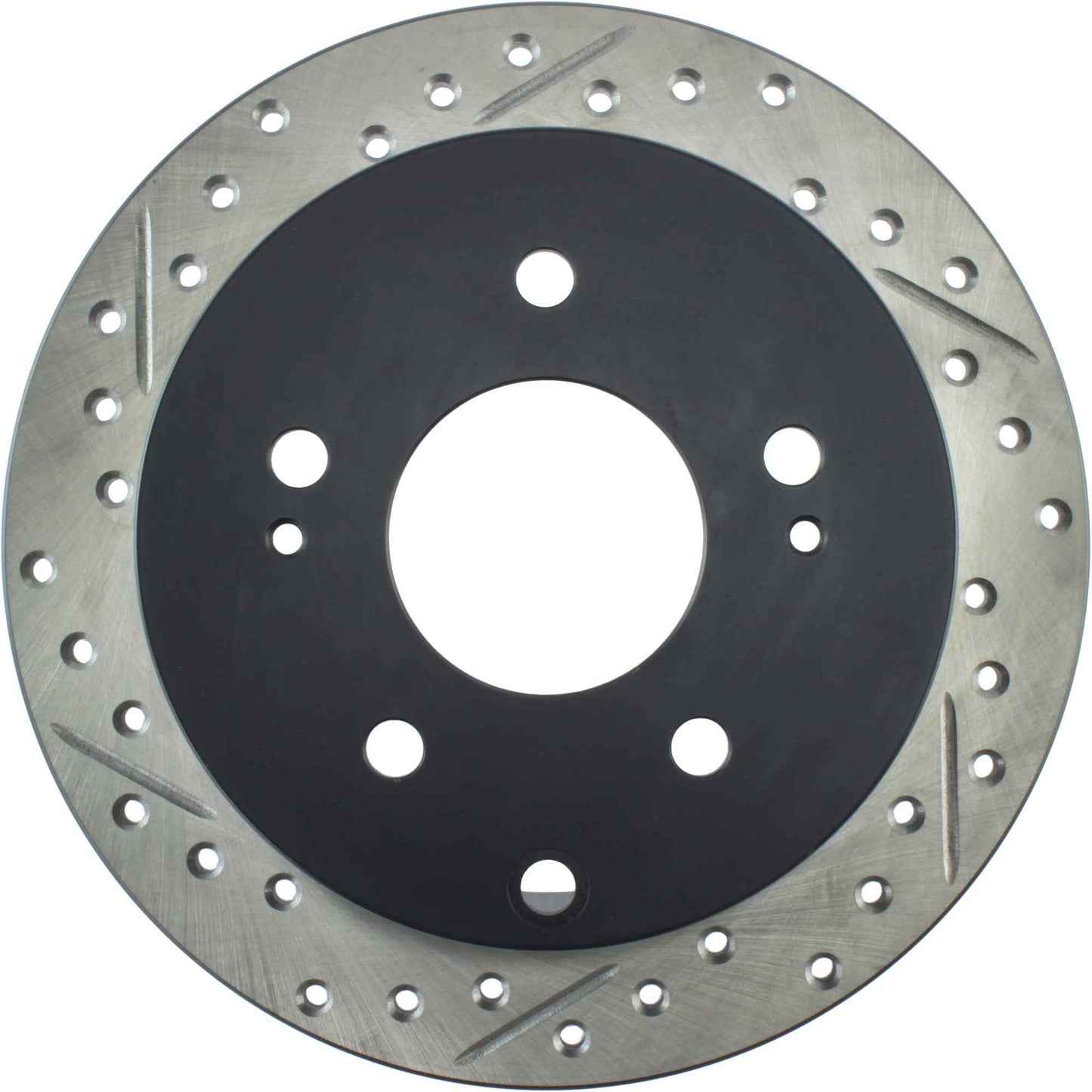 StopTech Sport Drilled/Slotted Brake Rotor; Rear Right