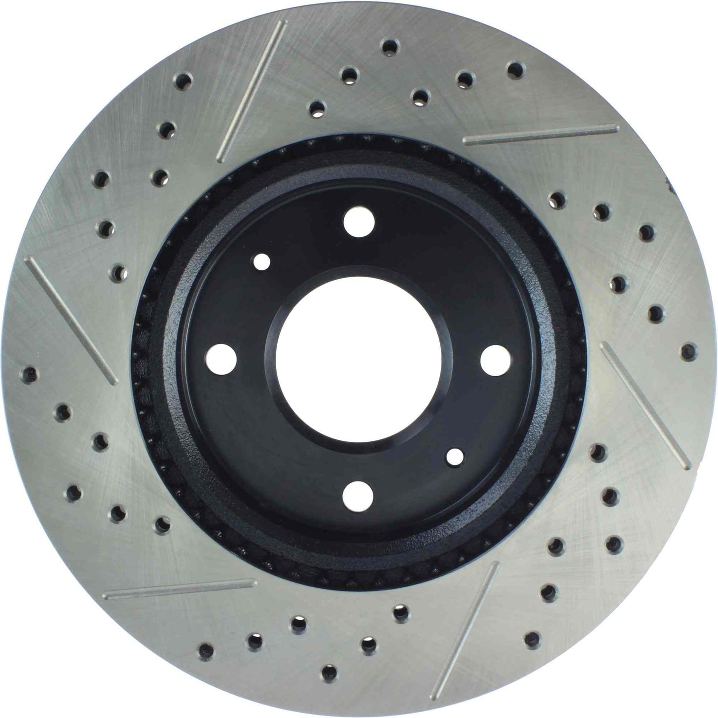 StopTech Sport Drilled/Slotted Brake Rotor; Front Left