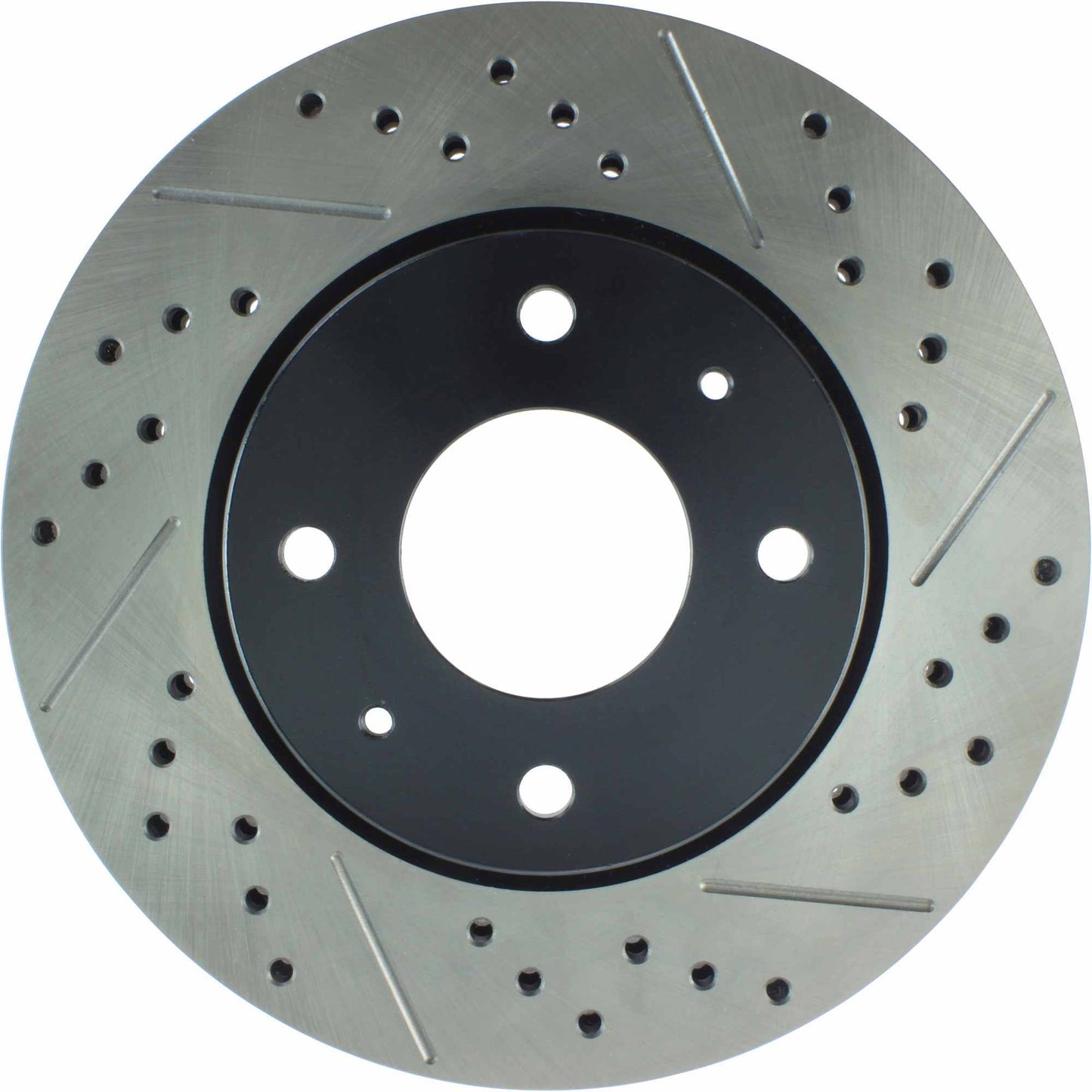 StopTech Sport Drilled/Slotted Brake Rotor; Front Left
