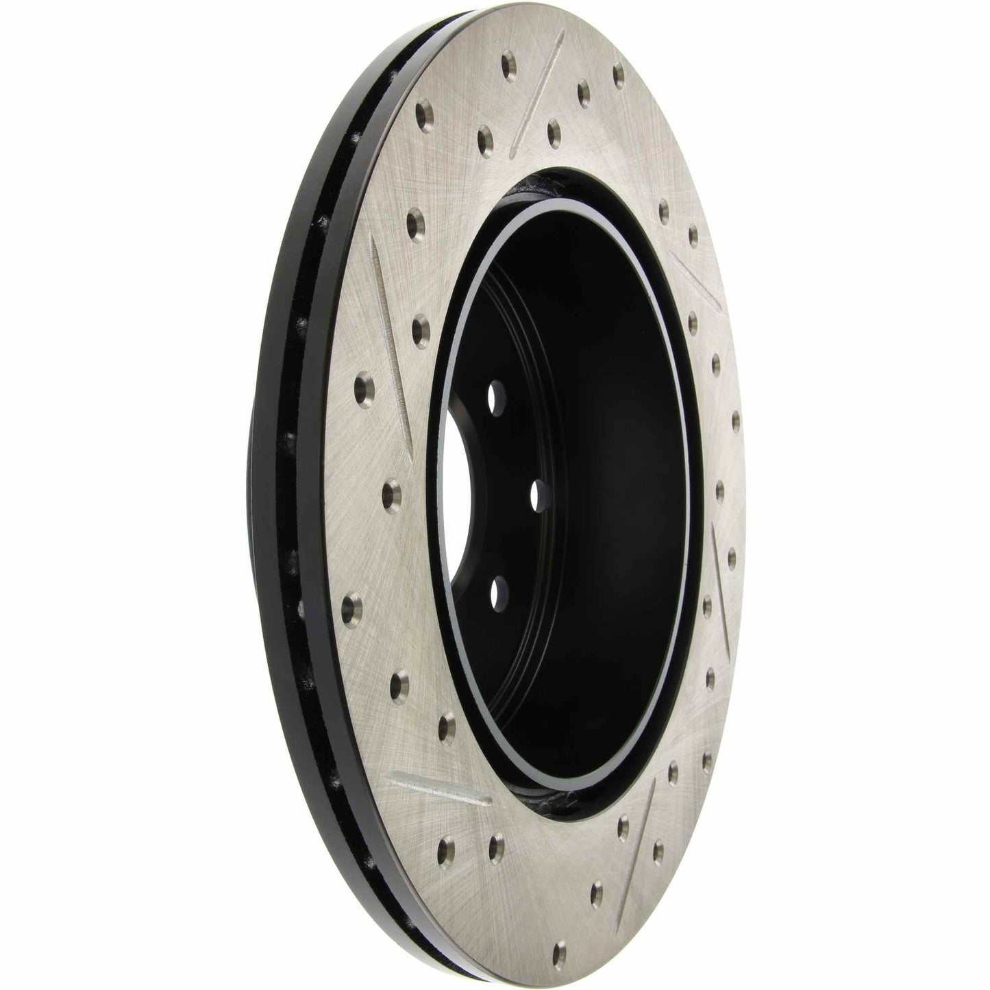 StopTech Sport Drilled/Slotted Brake Rotor; Rear Left