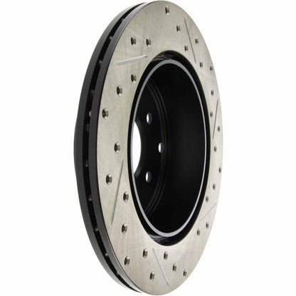 StopTech Sport Drilled/Slotted Brake Rotor; Rear Right