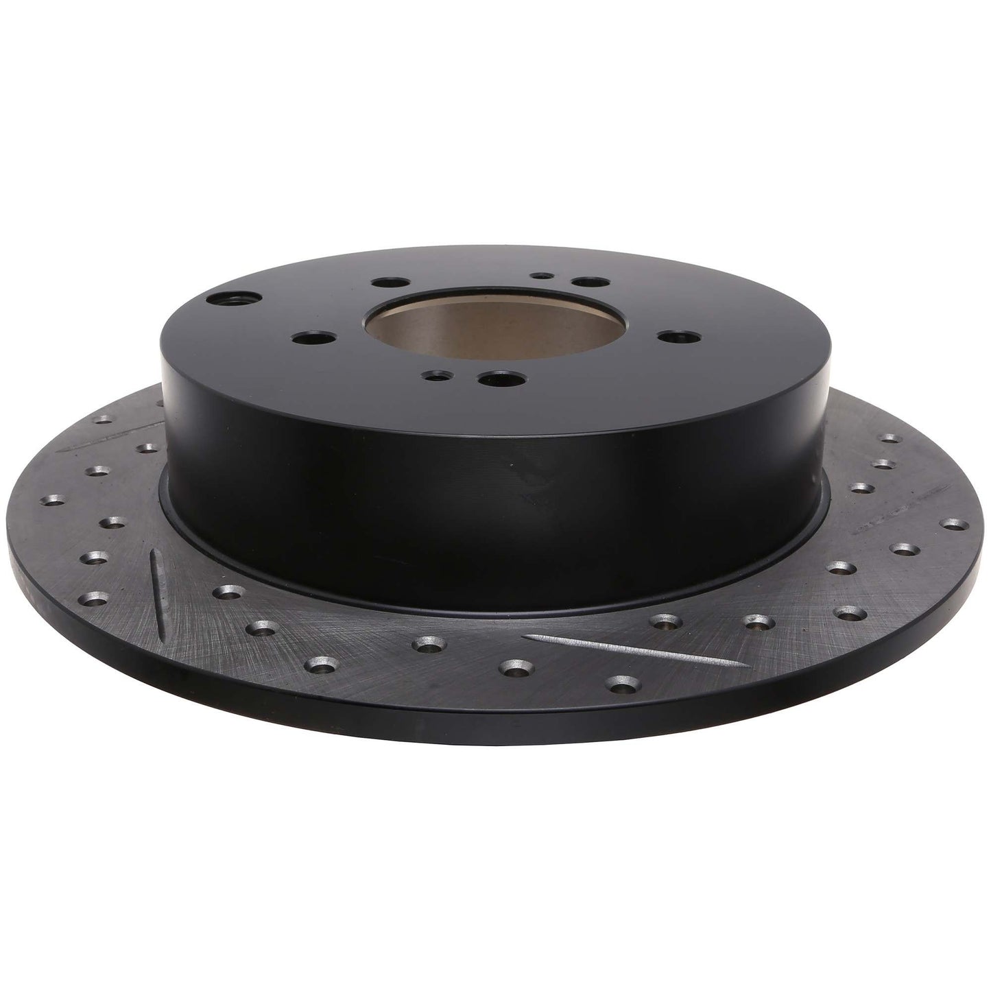 StopTech Sport Drilled/Slotted Brake Rotor; Rear Left