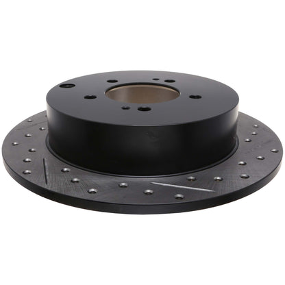 StopTech Sport Drilled/Slotted Brake Rotor; Rear Left