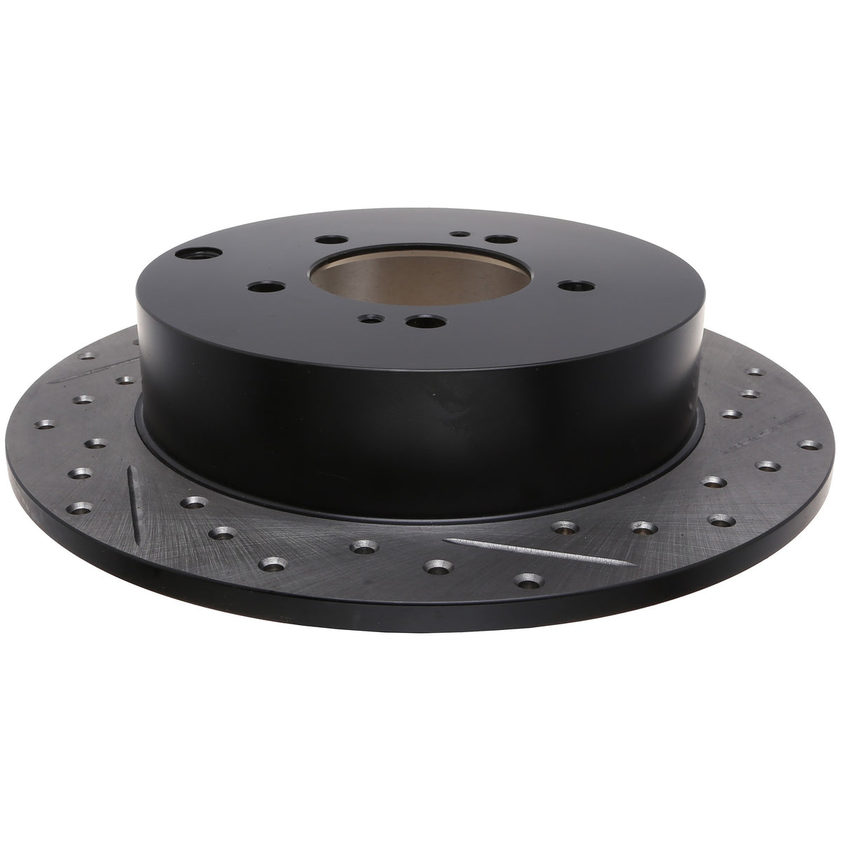 StopTech Sport Drilled/Slotted Brake Rotor; Rear Left