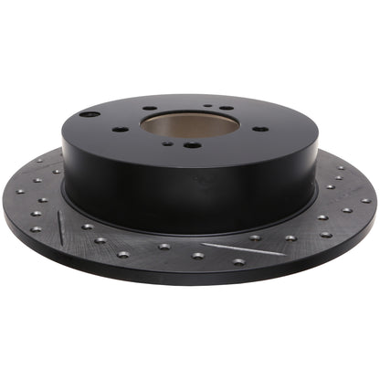 StopTech Sport Drilled/Slotted Brake Rotor; Rear Left