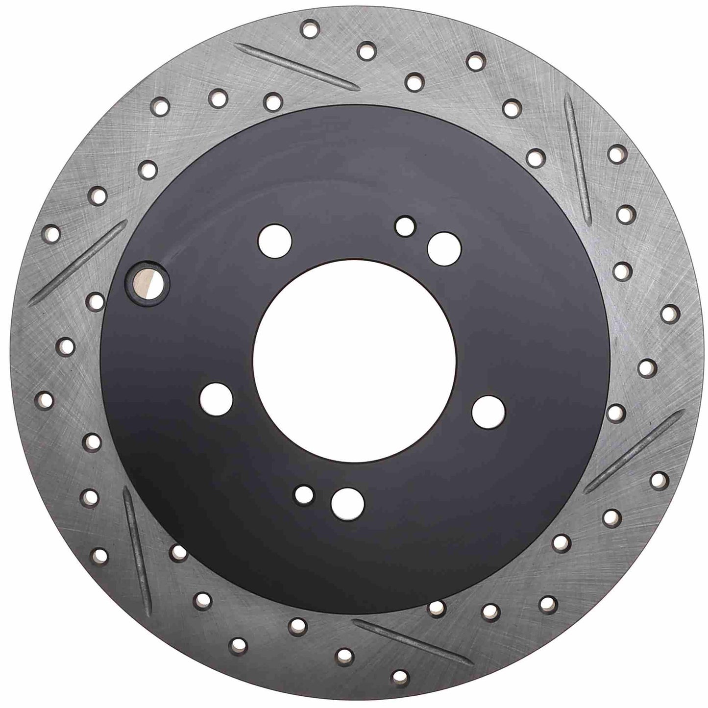 StopTech Sport Drilled/Slotted Brake Rotor; Rear Left