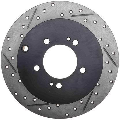 StopTech Sport Drilled/Slotted Brake Rotor; Rear Right