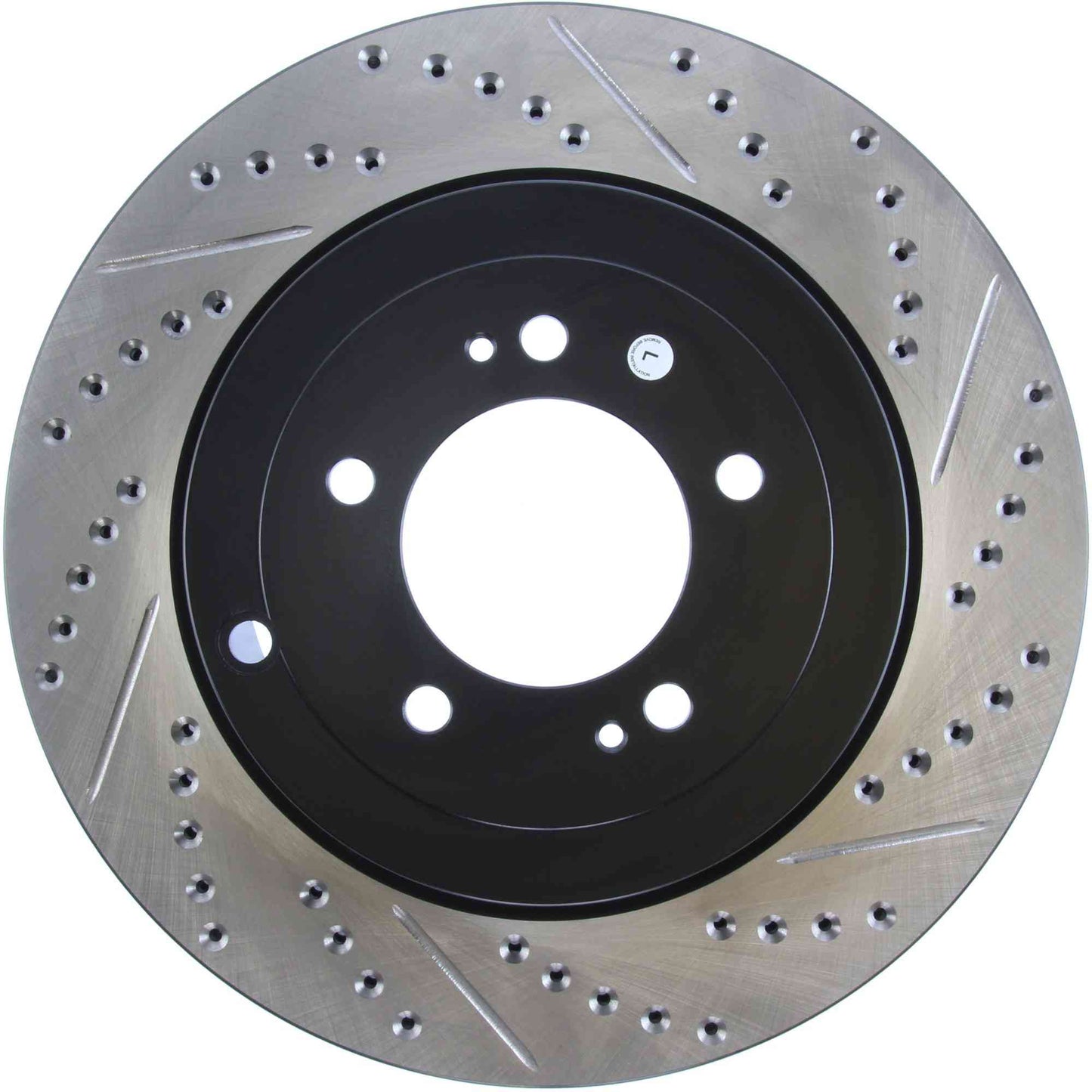 StopTech Sport Drilled/Slotted Brake Rotor; Rear Left