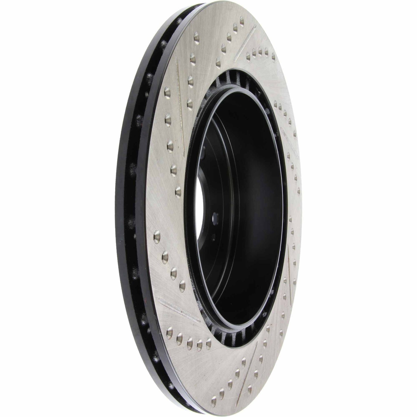 StopTech Sport Drilled/Slotted Brake Rotor; Rear Left