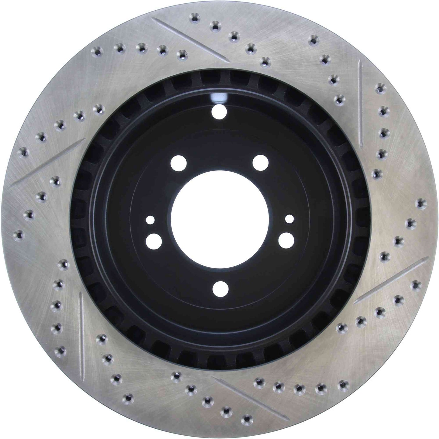 StopTech Sport Drilled/Slotted Brake Rotor; Rear Right